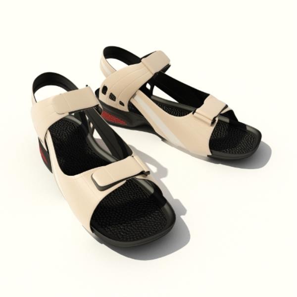 Sandal 3D Model - دانلود مدل سه بعدی  صندل زنانه - آبجکت سه بعدی  صندل زنانه - دانلود مدل سه بعدی fbx - دانلود مدل سه بعدی obj -Sandal 3d model - Sandal 3d Object -Sandal OBJ 3d models - Sandal FBX 3d Models  - shoe